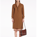 17PKCSC019 women double layer 100% cashmere wool coat